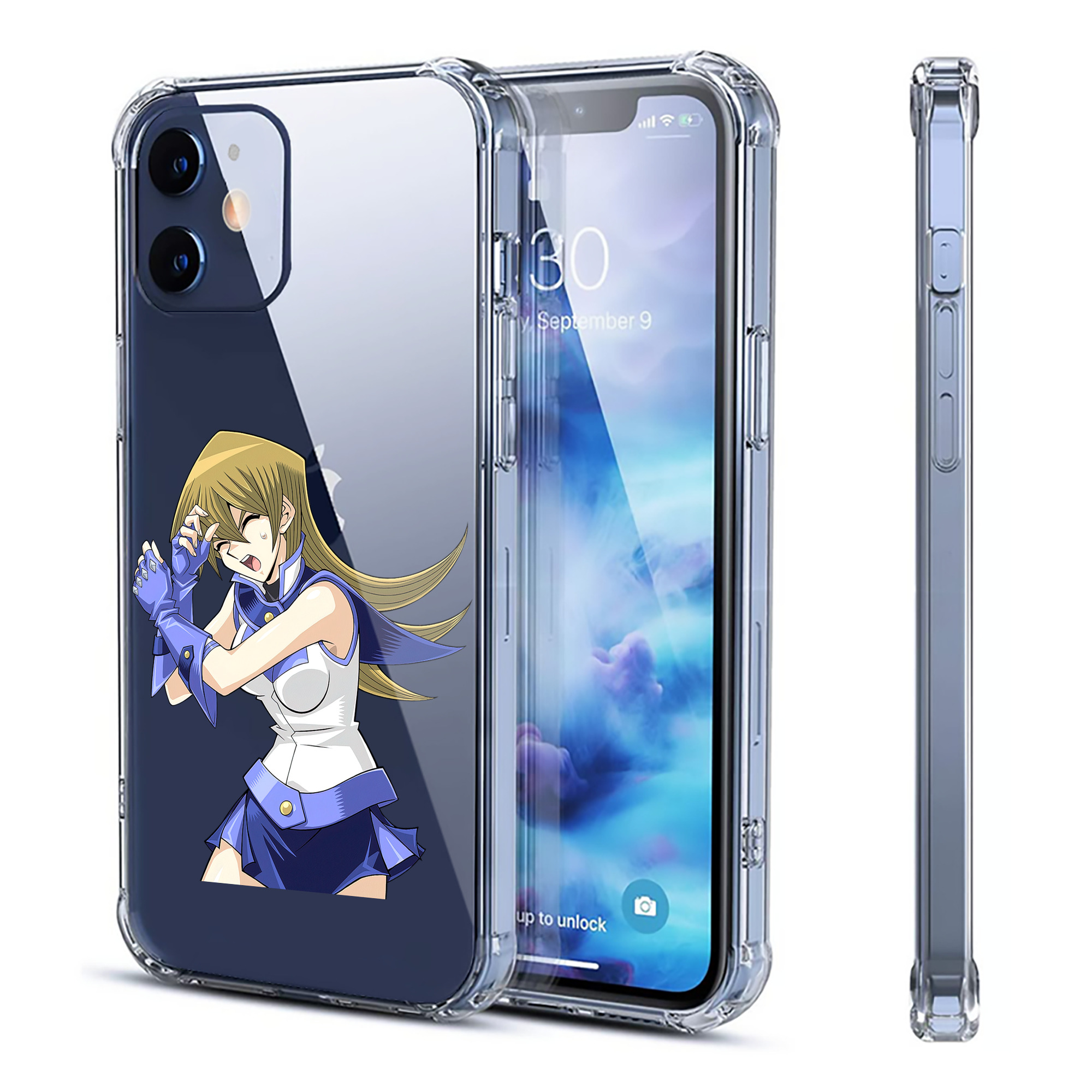 （画像用） 遊☆戯☆王 Yu-Gi-Oh! 【iPhone 12シリーズ対応】透明スマホケース（クリアソフトケース）